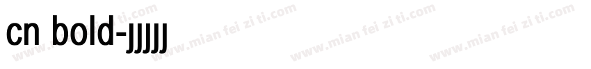 cn bold字体转换